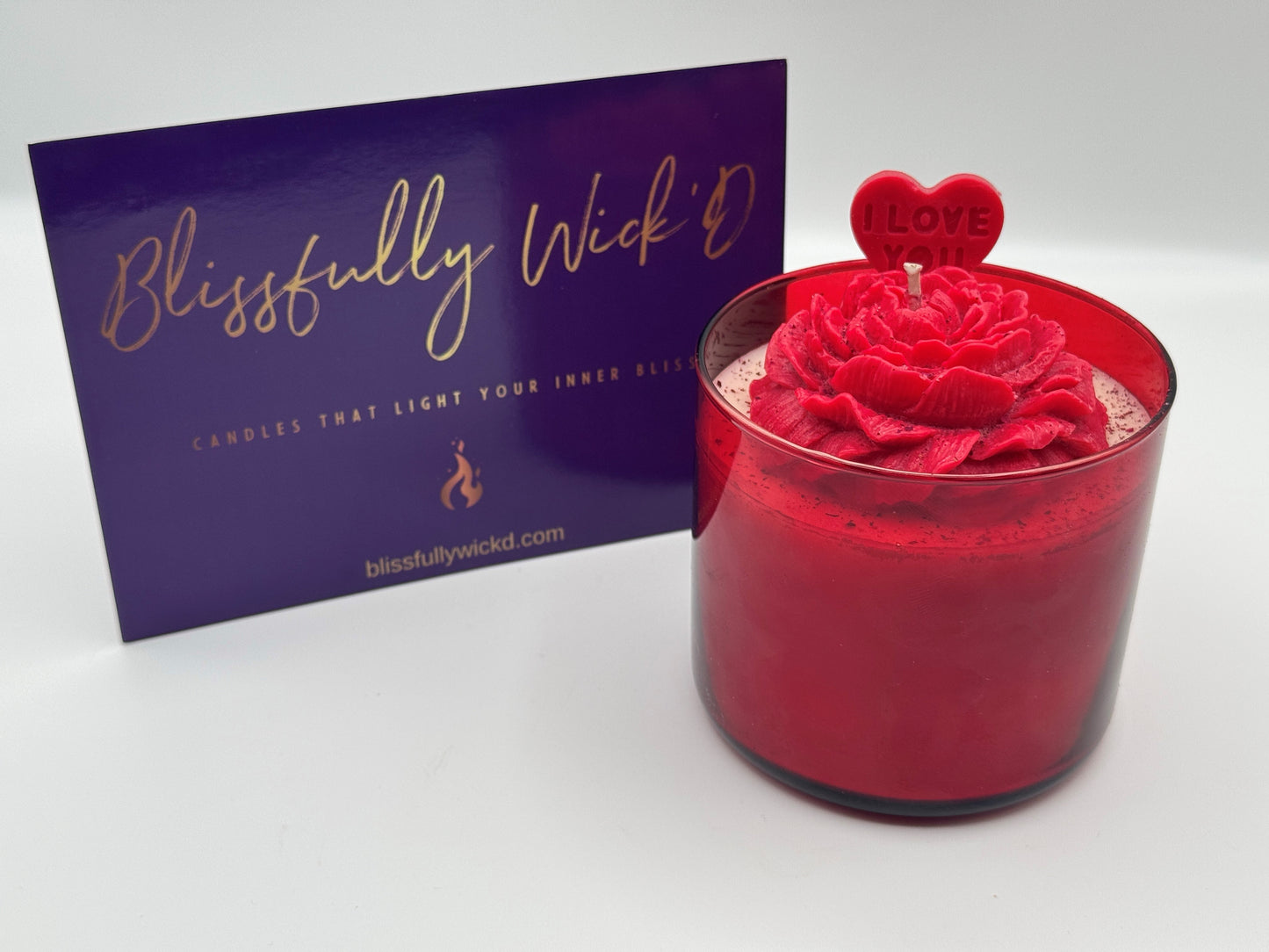 Red Peony Flower Jar