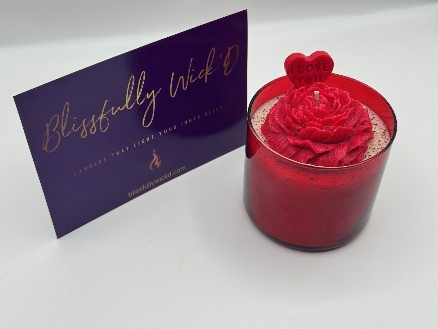 Red Peony Flower Jar